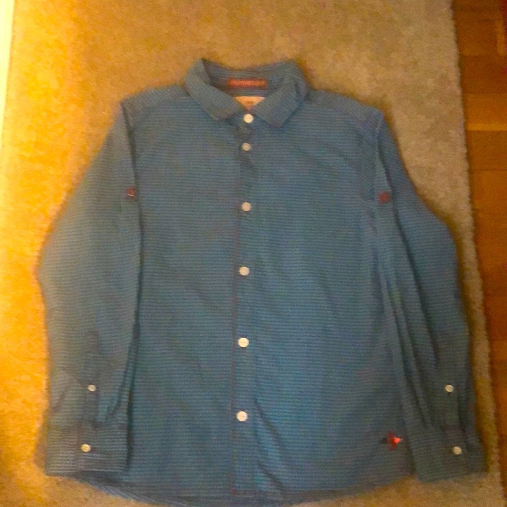 Scotch shrunk button down boys size 8